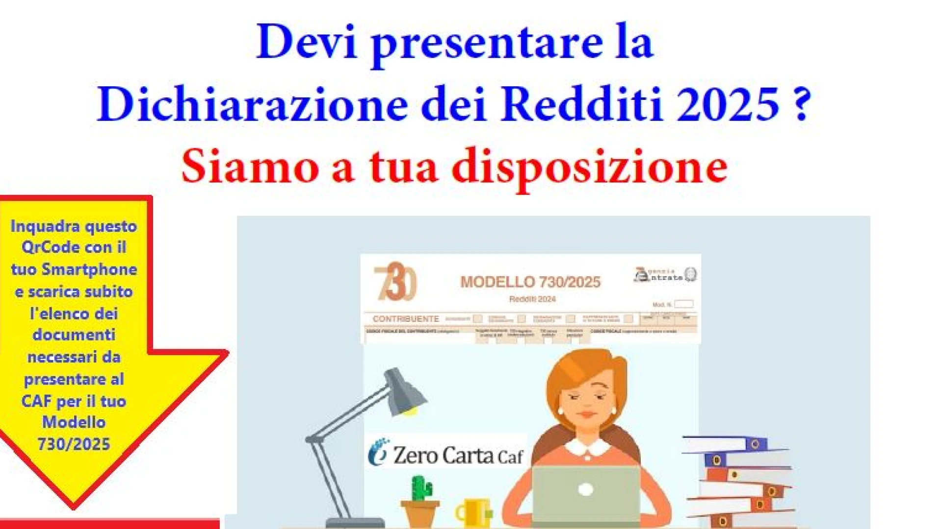 Campagna fiscale al via. I professionisti del Caf Zerocarta a disposizione nelle sedi di Isernia, Fornelli e Colli a Volturno.
